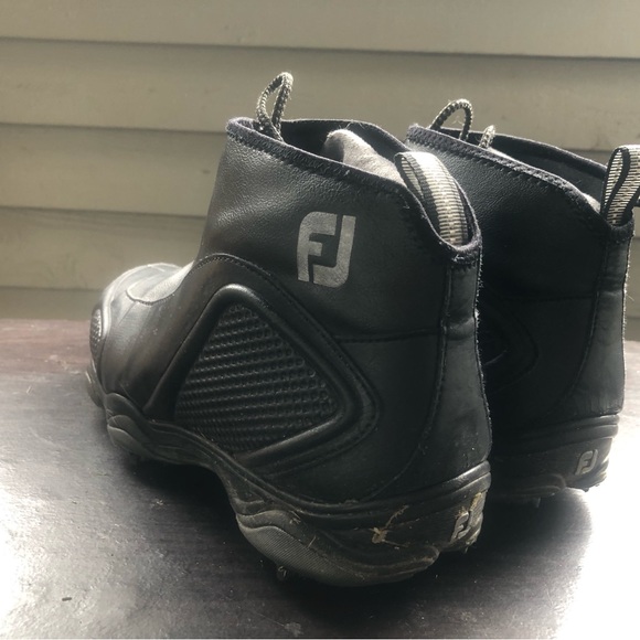 Footjoy Hydrolite 50018 20A Men’s Black Leather Spiked Golf Boots Size 7.5M - Picture 8 of 11